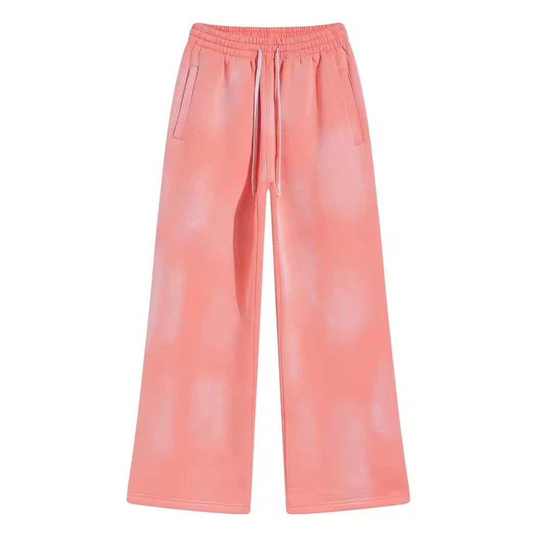 Washed Orange Baggy Sweats