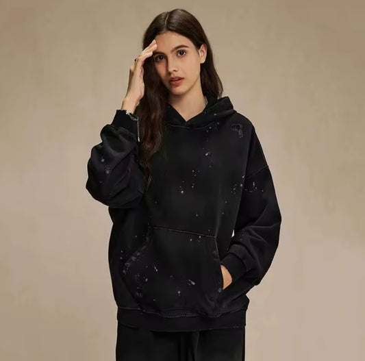 Black Scuffed Paint Splatter