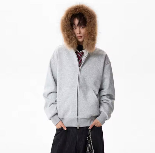 Fur Zip-up