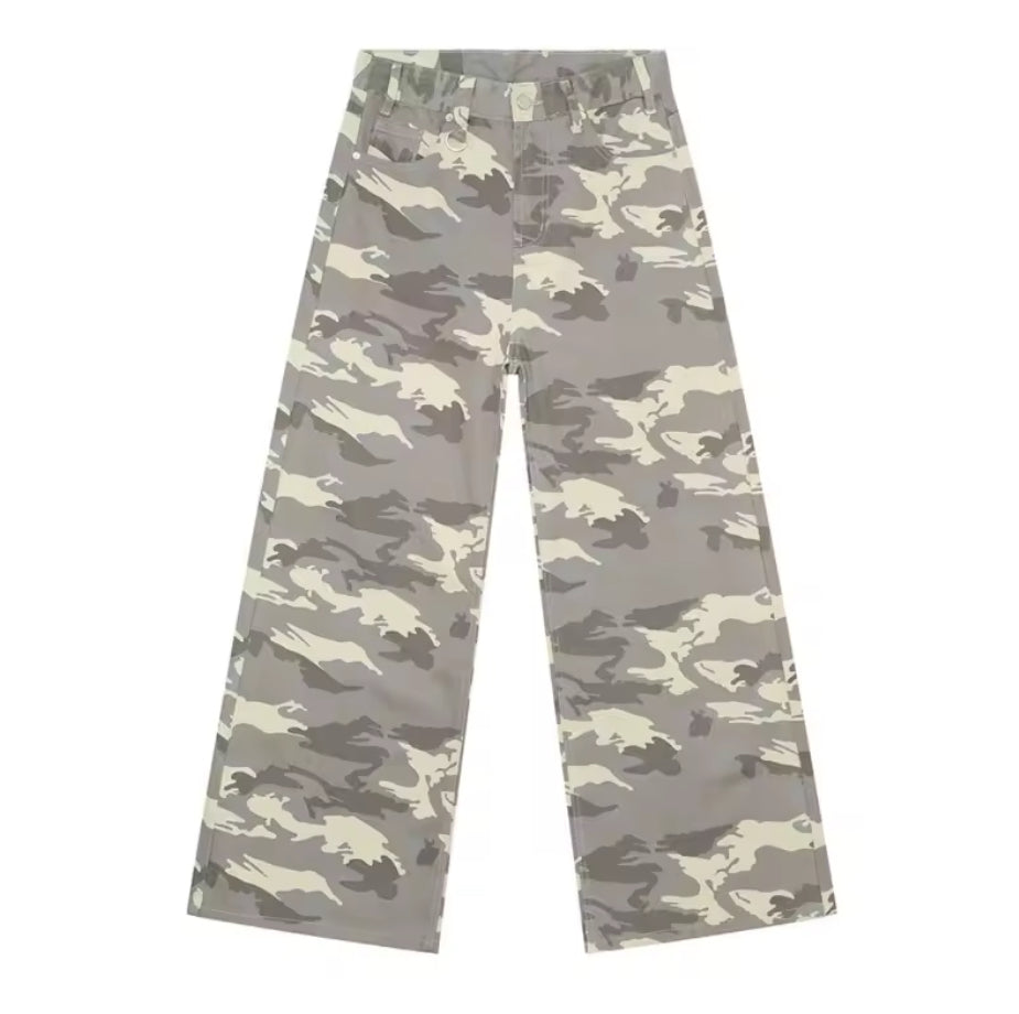Light Camo Baggy Jeans