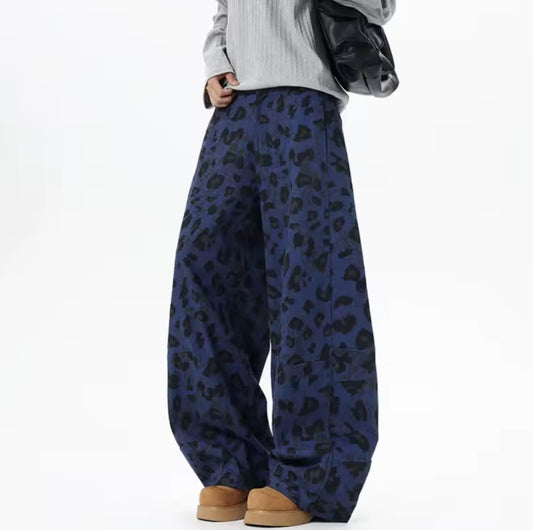 Blue Leopard Jeans