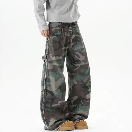 Double Wasted Camo Denim