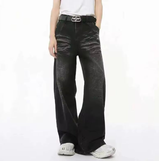 Black Ink Washed Jeans