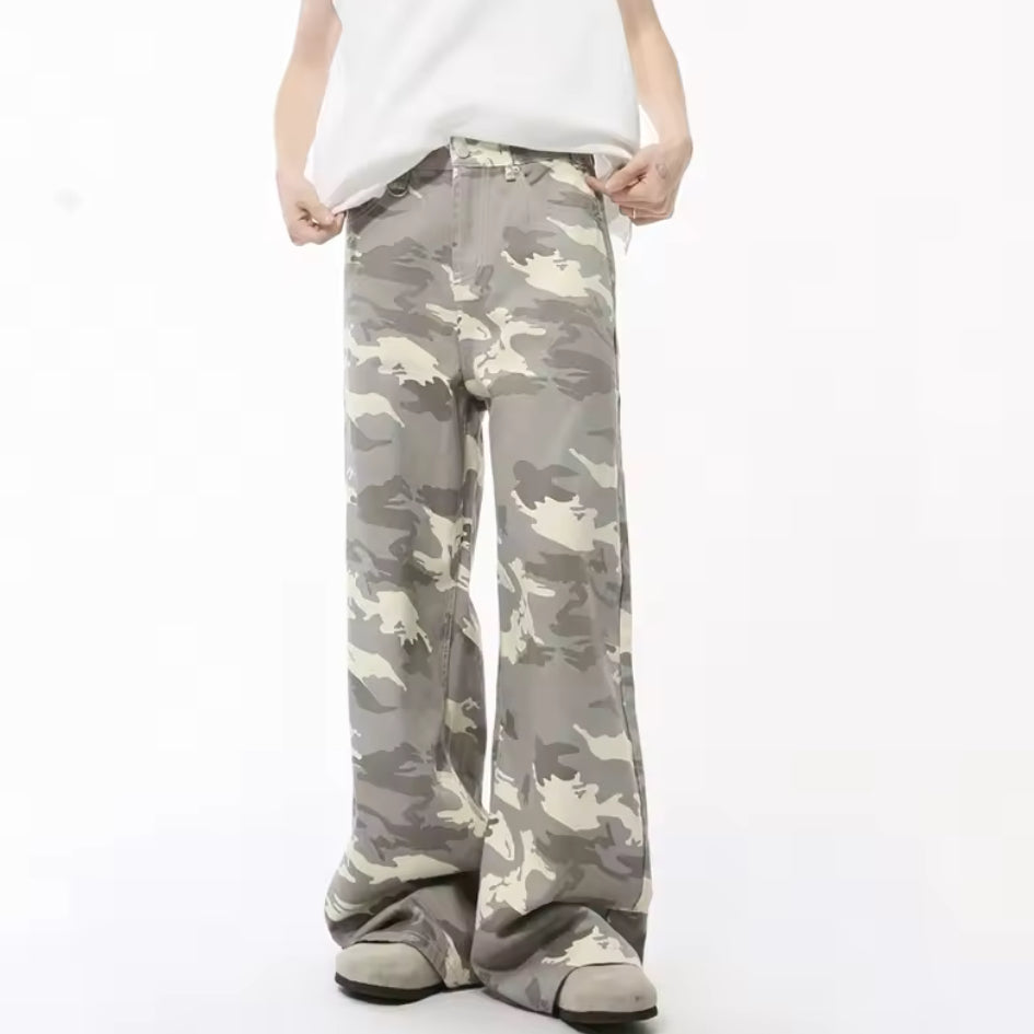 Light Camo Baggy Jeans