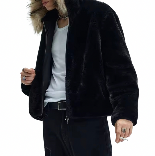Black Fur Jacket