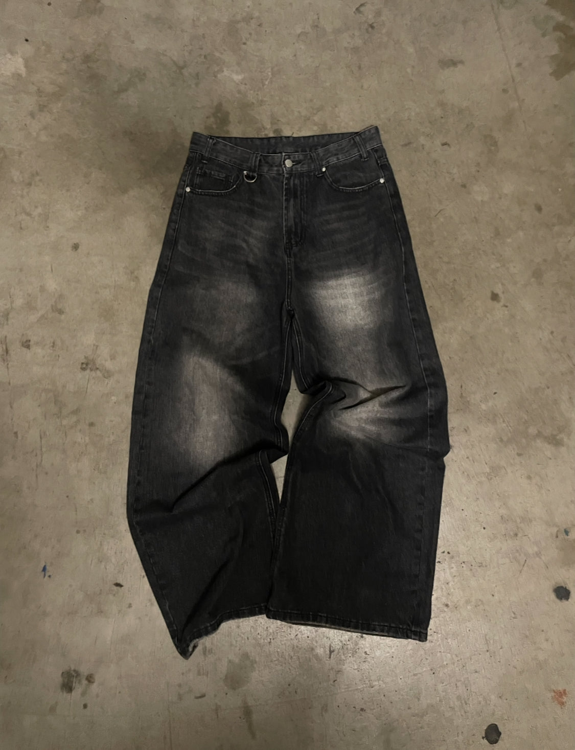 Black Washed Jeans