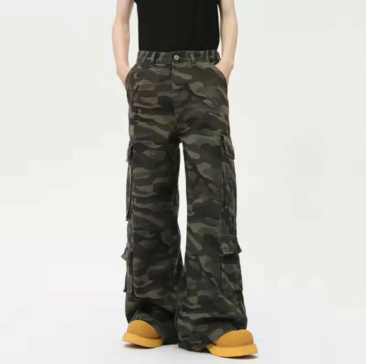 Camo Baggy Cargo Pants