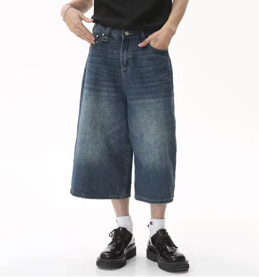 Dark Blue Baggy Jorts