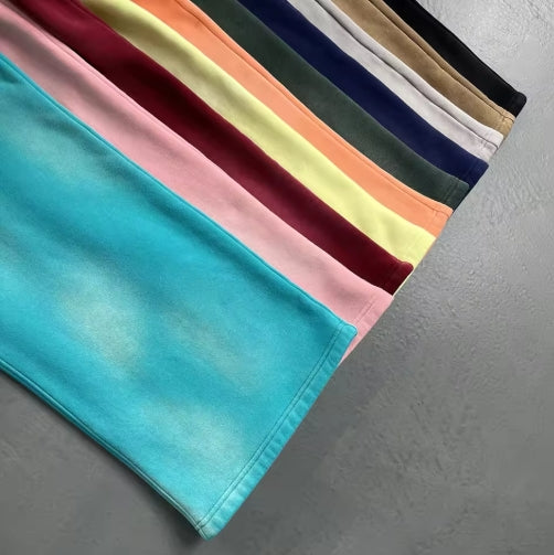 Washed Peacock Blue Baggy Sweats