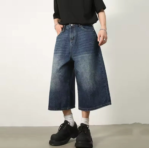 Navy Blue Baggy Jorts