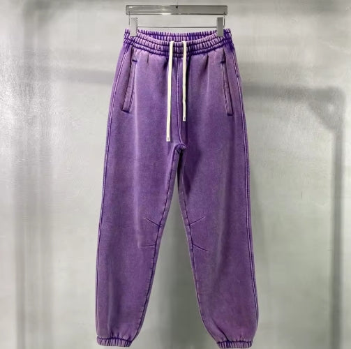 Faded Purple Cuffed Sweats