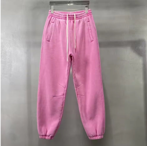 Faded Pink Cuffed Sweats