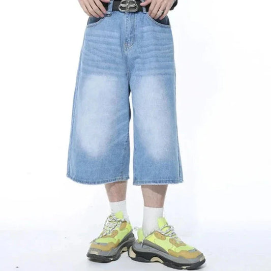 Light Blue Washed Jorts