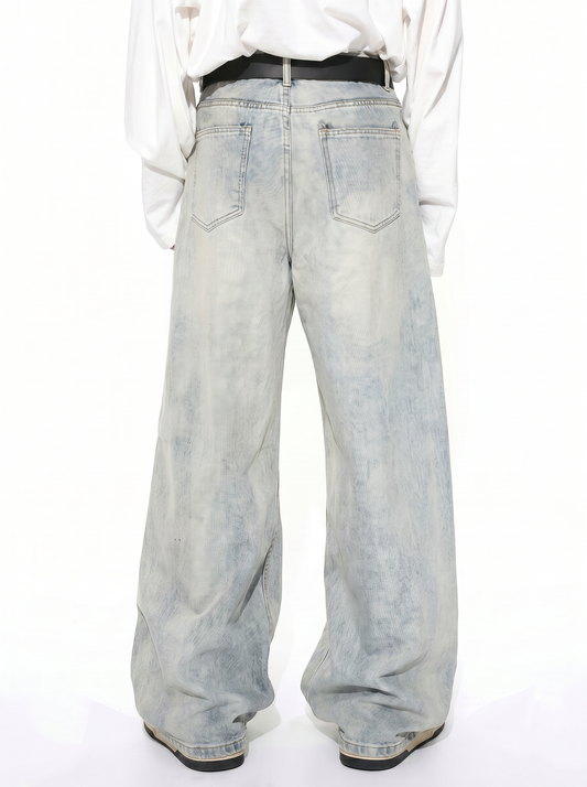 White-washed Blue Jeans