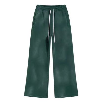 Washed Green Baggy Sweats