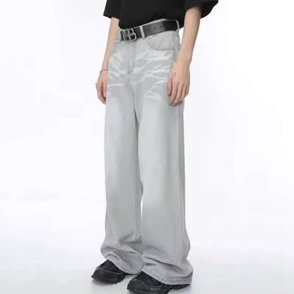 Light Gray Distressed Jeans