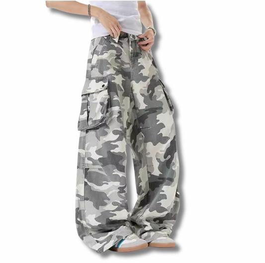 White Camo Cargos