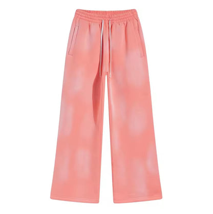 Washed Orange Baggy Sweats