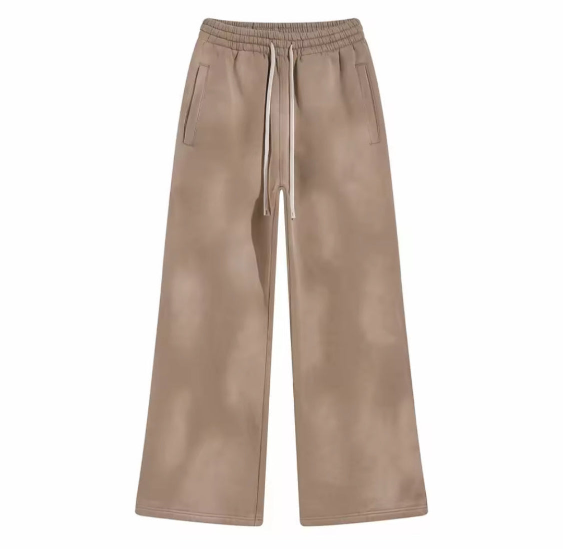 Washed Brown Baggy Sweats