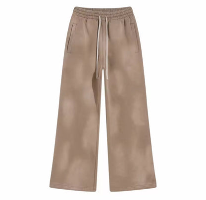 Washed Brown Baggy Sweats