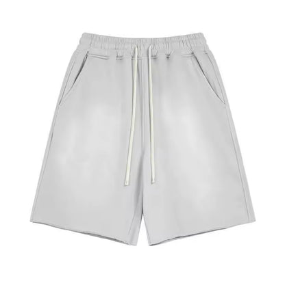 Gray Washed Shorts