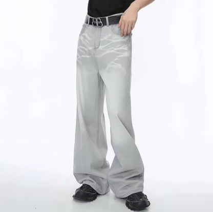 Light Gray Distressed Jeans