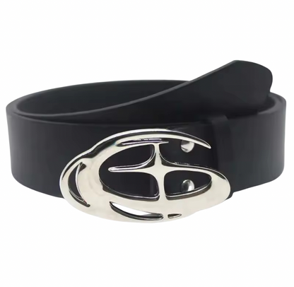 Black Oval Star Belt
