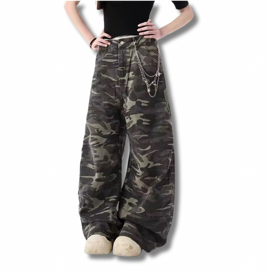 Darker Denim Camo Jeans