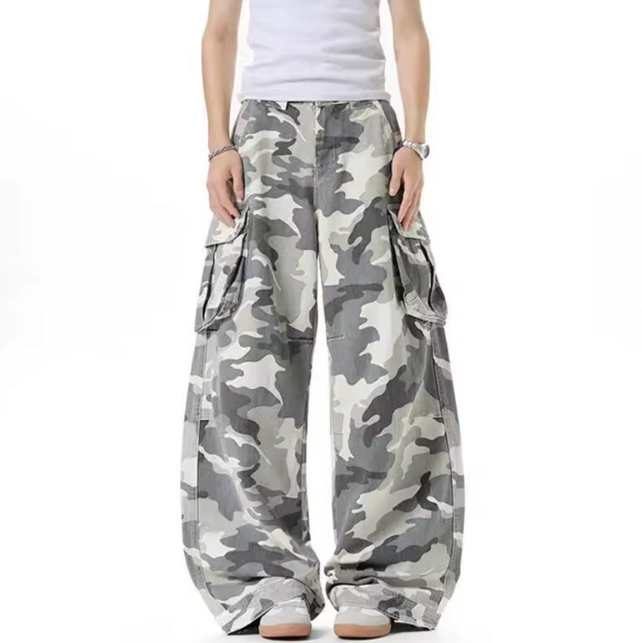 White Camo Cargos
