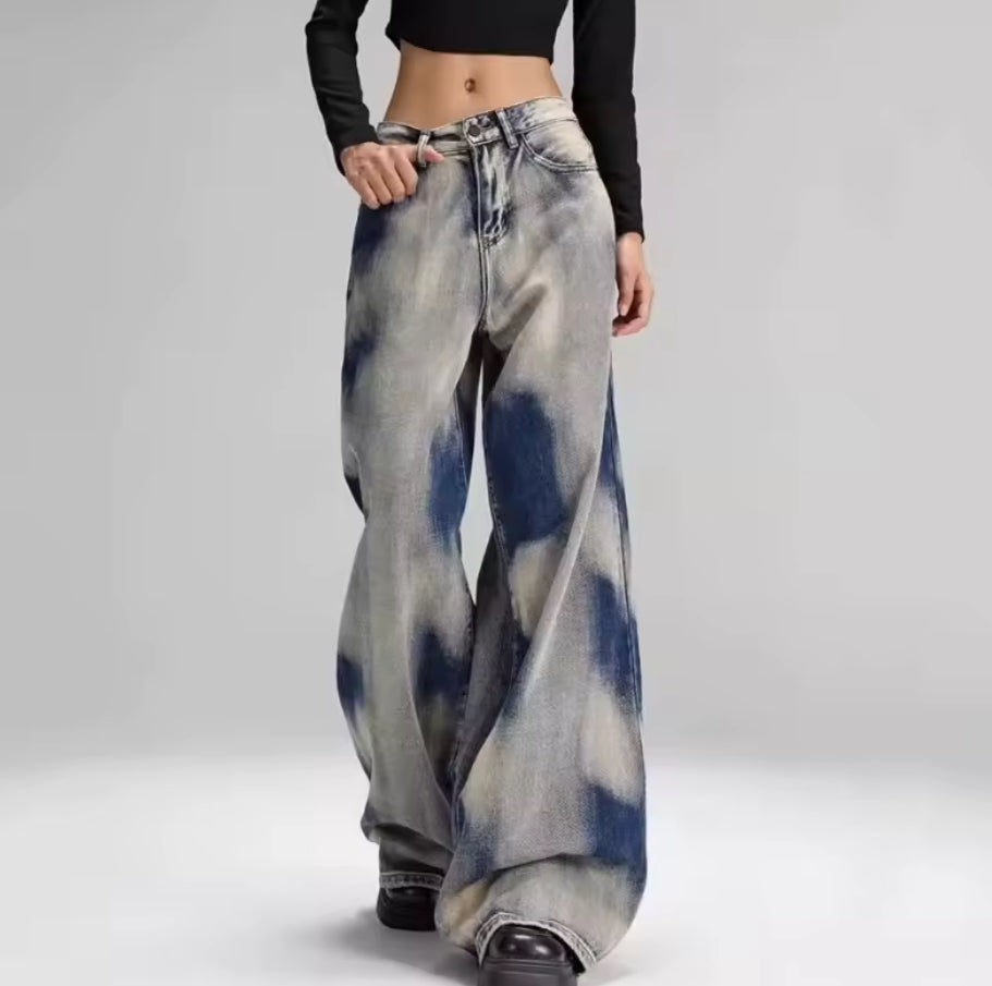 Cloud Washed Denim Jeans