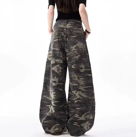 Darker Denim Camo Jeans