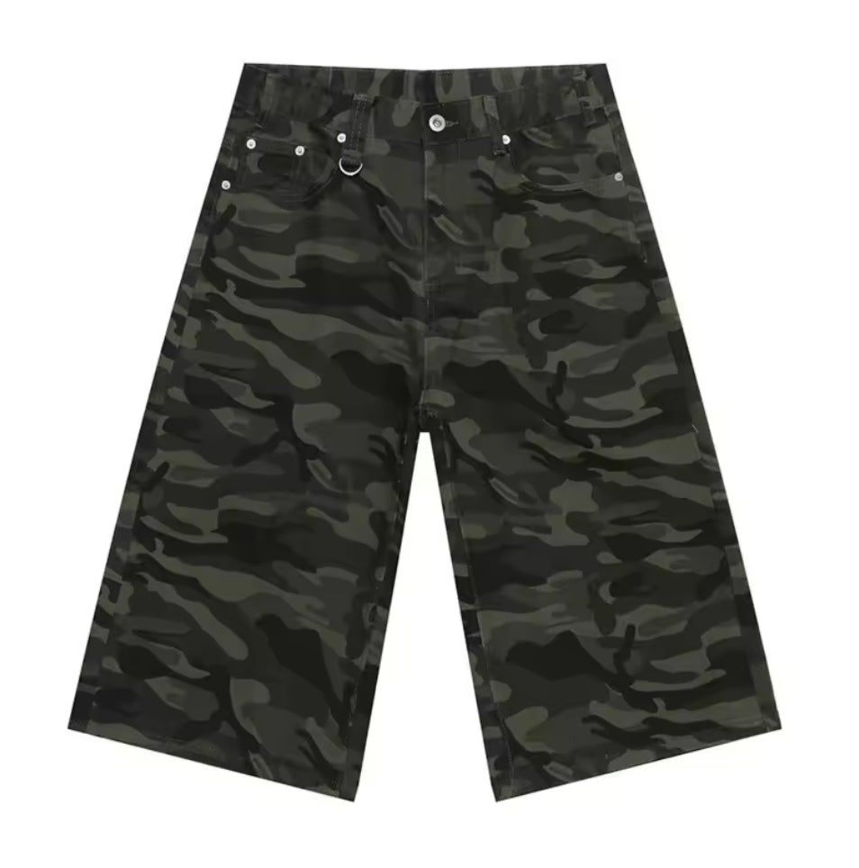 Camo Baggy Jorts – Mess Threads