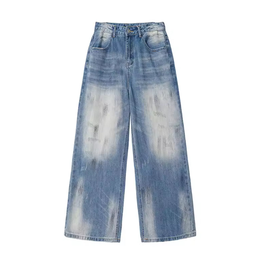 Blue Scuffed Jeans