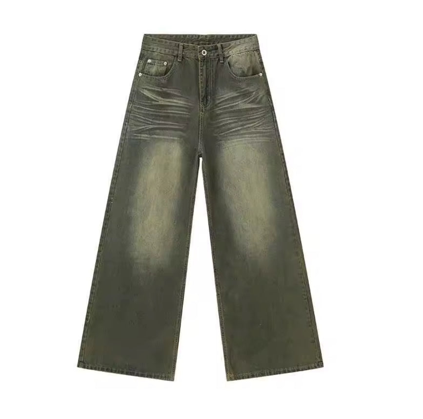 Cyan Retro Jeans