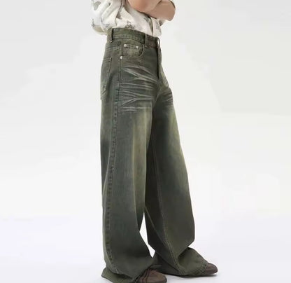 Cyan Retro Jeans
