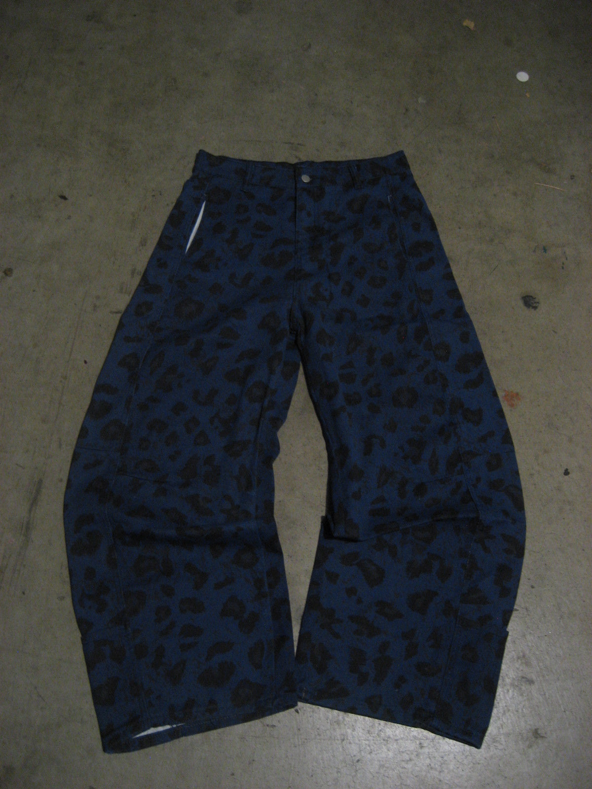 Blue Leopard Jeans