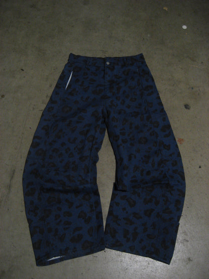 Blue Leopard Jeans