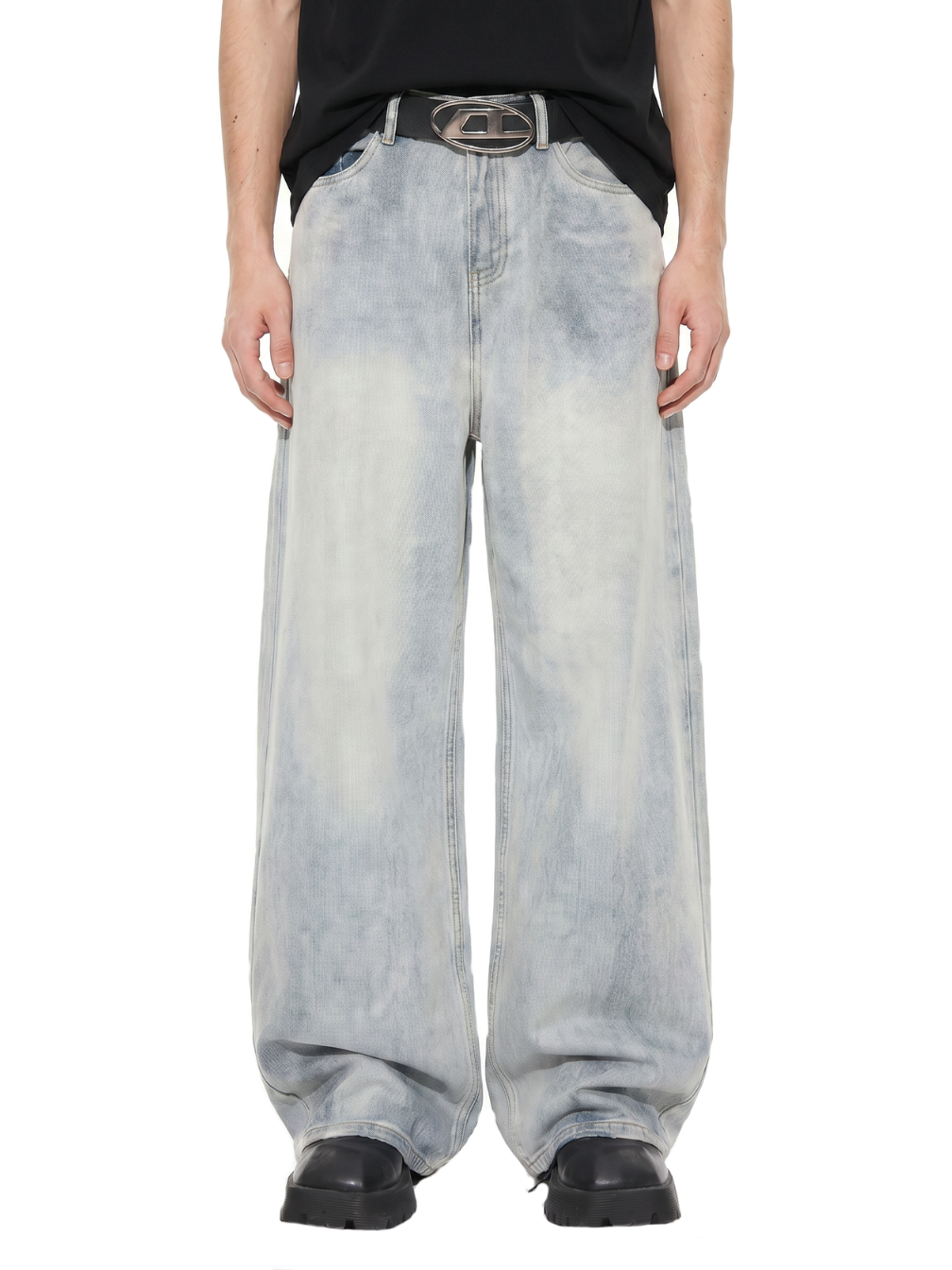 White-washed Blue Jeans