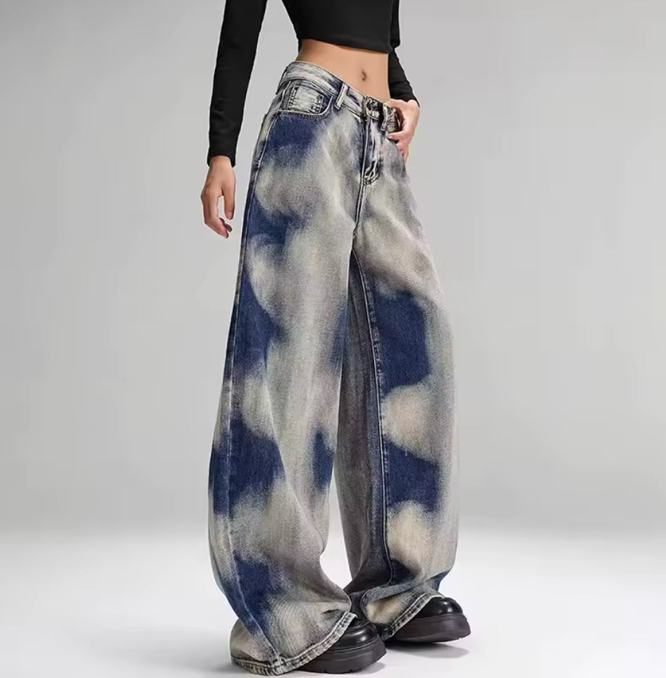 Cloud Washed Denim Jeans