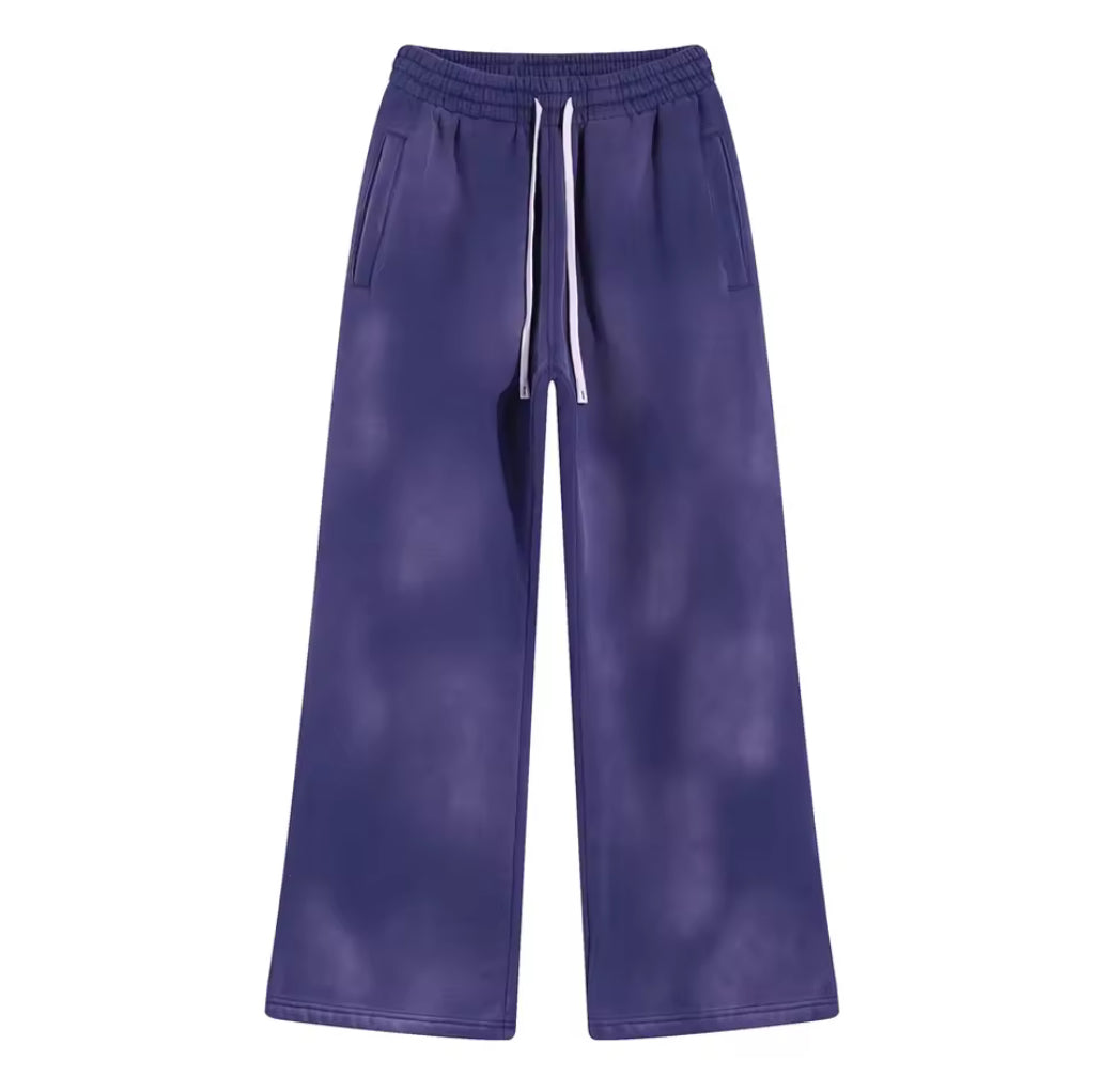 Washed Purple Baggy Sweats