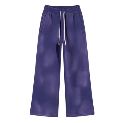 Washed Purple Baggy Sweats