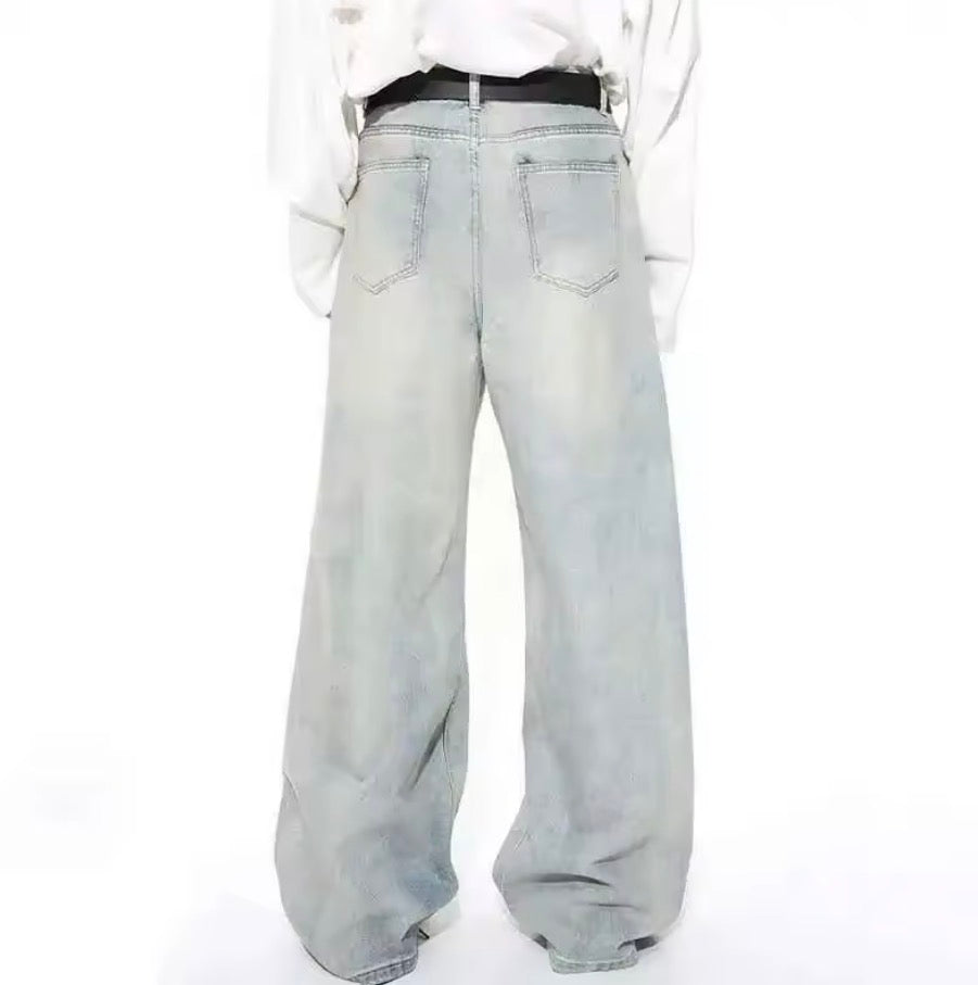 White-washed Blue Jeans
