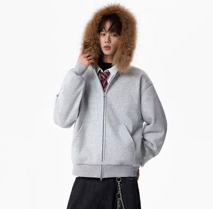 Fur Zip-up