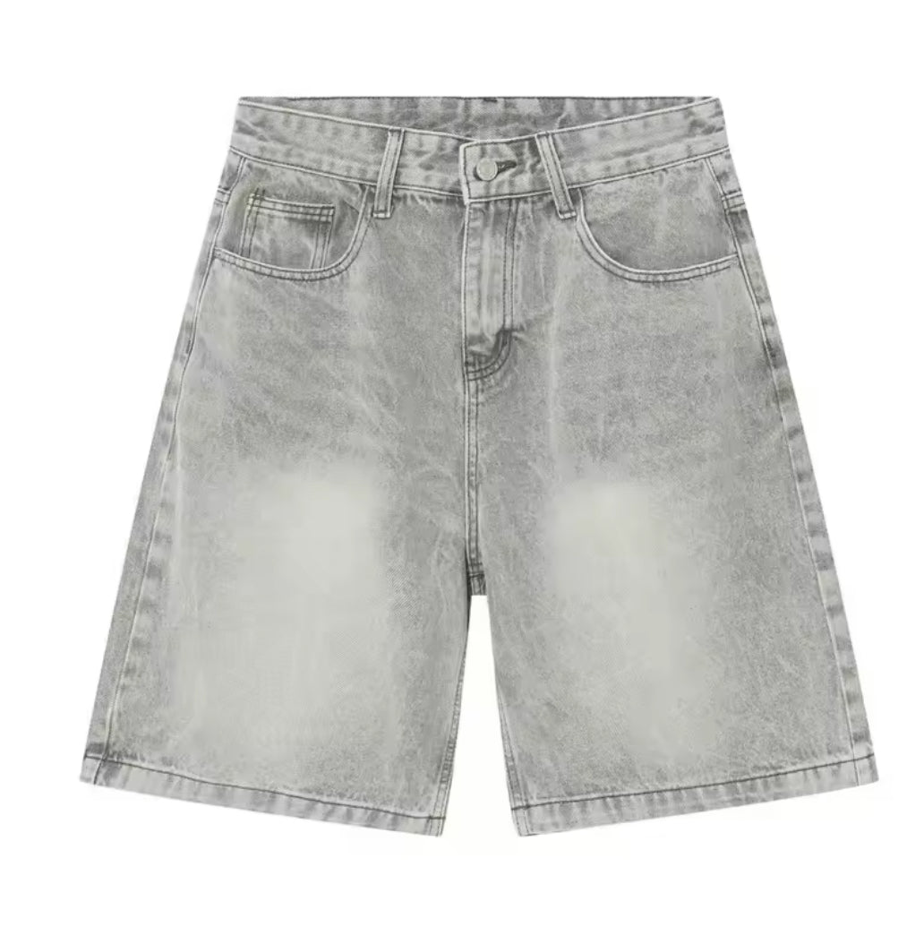 Grey Baggy Jorts – Mess Threads