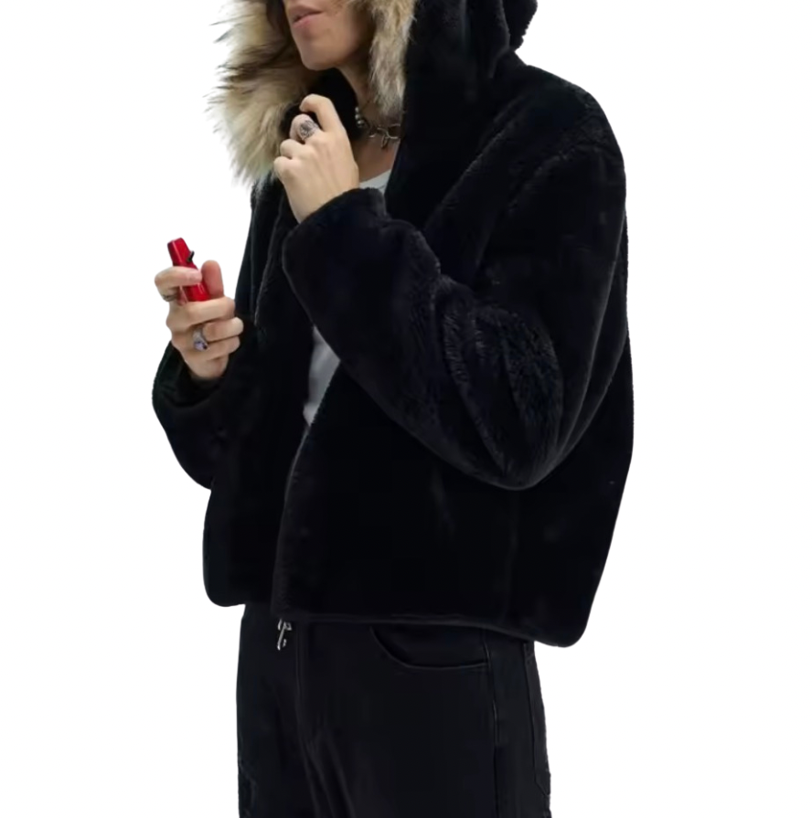 Black Fur Jacket
