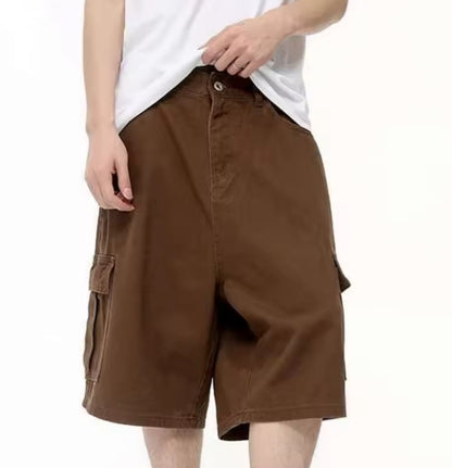 Coffee Denim Shorts