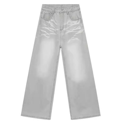 Light Gray Distressed Jeans