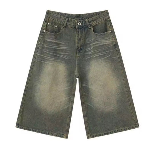 Cyan Retro Jorts