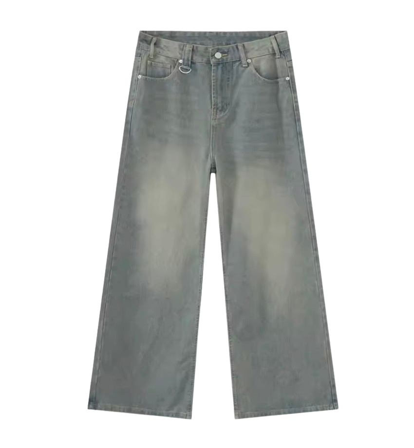Light Blue Wash Baggy Jeans