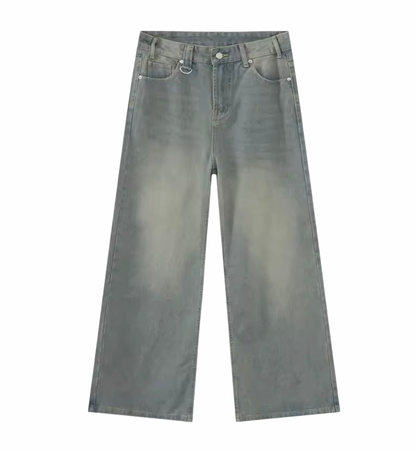 Light Blue Wash Baggy Jeans